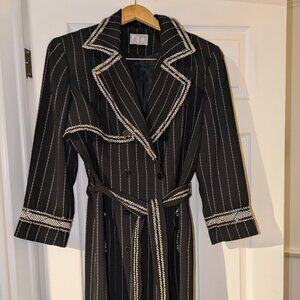 Pin Stripe Tie Lined Jacket